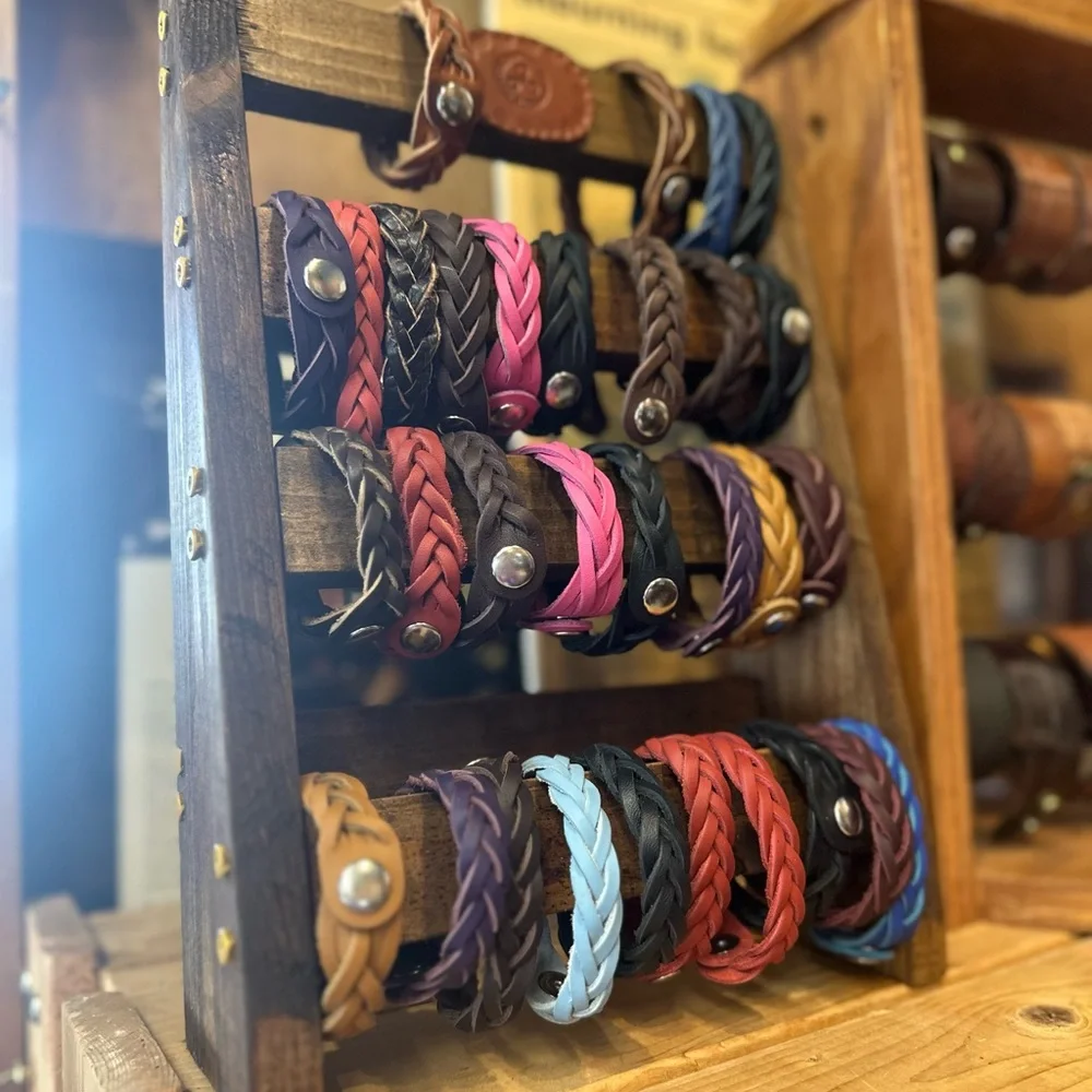 Handmade leather bracelets! 50% of proceeds go to Alabama Autism Awareness!! - Picture 4 of 4